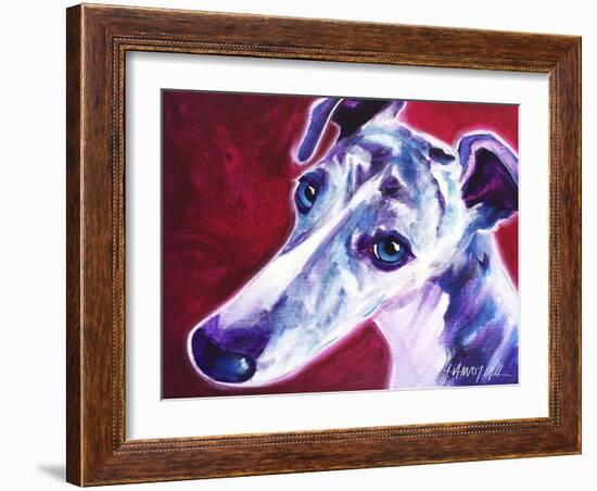 Greyhound - Myrtle-Dawgart-Framed Giclee Print