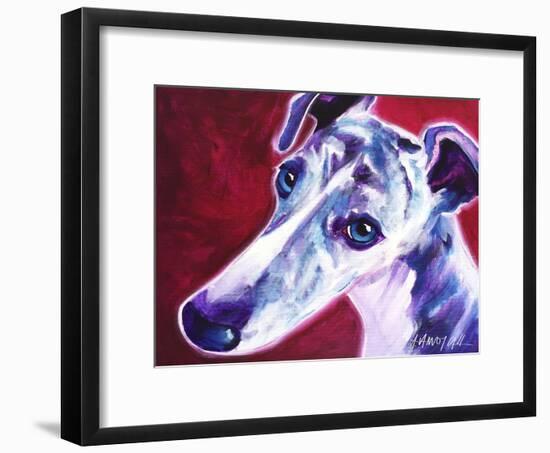 Greyhound - Myrtle-Dawgart-Framed Giclee Print