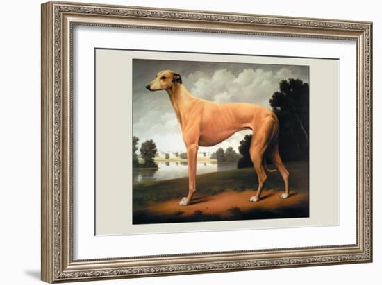 Greyhound on a Parkland Landscape-Christine Merrill-Framed Art Print