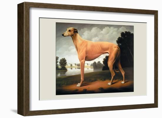 Greyhound on a Parkland Landscape-Christine Merrill-Framed Art Print