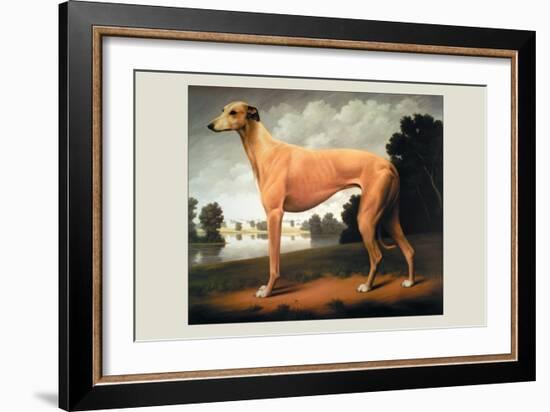 Greyhound on a Parkland Landscape-Christine Merrill-Framed Art Print