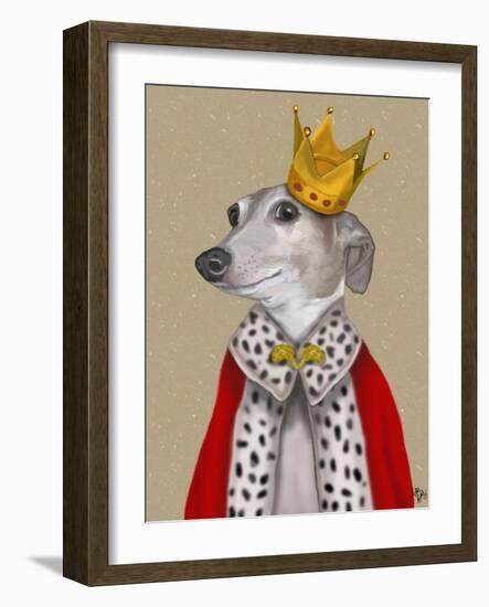 Greyhound Queen-Fab Funky-Framed Premium Giclee Print