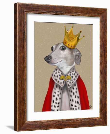 Greyhound Queen-Fab Funky-Framed Premium Giclee Print