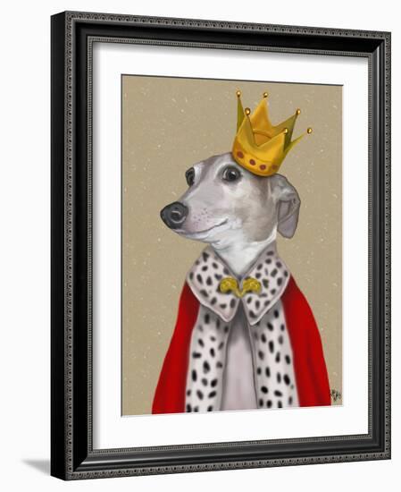 Greyhound Queen-Fab Funky-Framed Premium Giclee Print