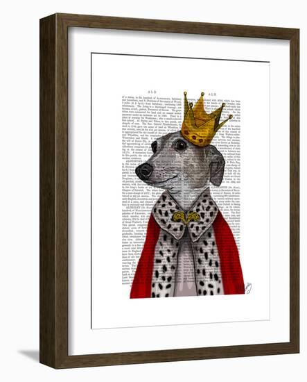 Greyhound Queen-Fab Funky-Framed Premium Giclee Print