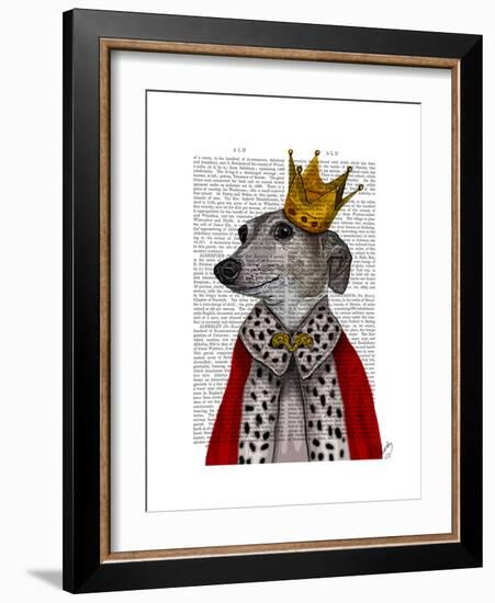 Greyhound Queen-Fab Funky-Framed Premium Giclee Print