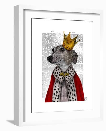 Greyhound Queen-Fab Funky-Framed Premium Giclee Print