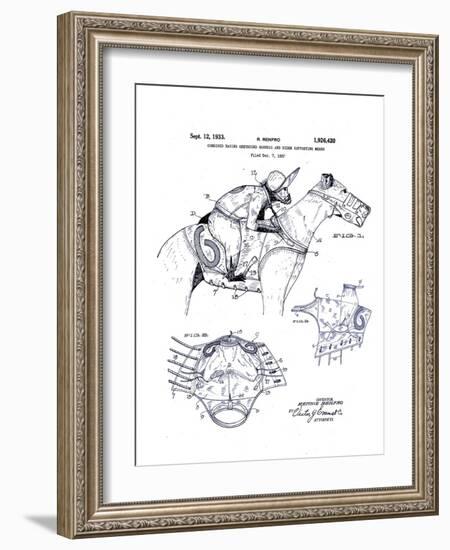 Greyhound Racing and Monkey Jockey, 1933-null-Framed Giclee Print