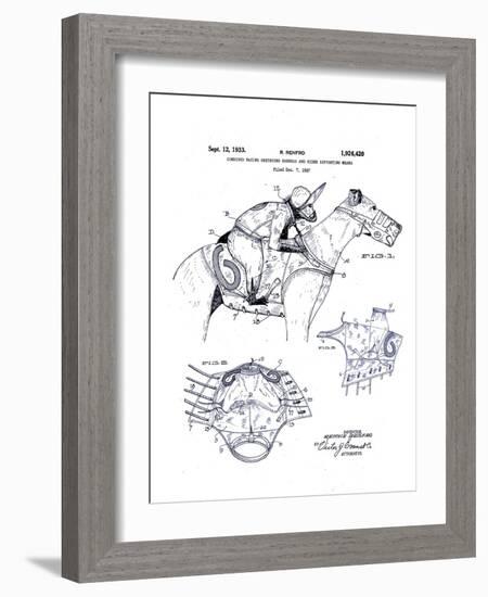 Greyhound Racing and Monkey Jockey, 1933-null-Framed Giclee Print