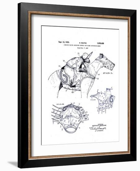 Greyhound Racing and Monkey Jockey, 1933-null-Framed Giclee Print