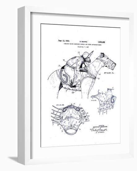 Greyhound Racing and Monkey Jockey, 1933-null-Framed Giclee Print