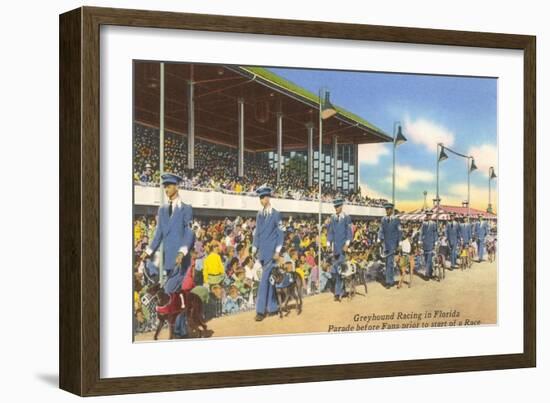 Greyhound Racing, Florida-null-Framed Premium Giclee Print