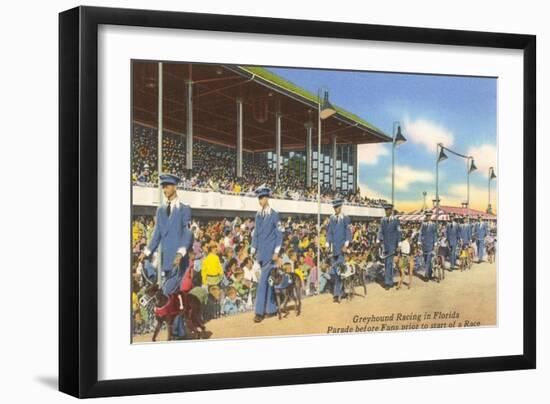 Greyhound Racing, Florida-null-Framed Premium Giclee Print