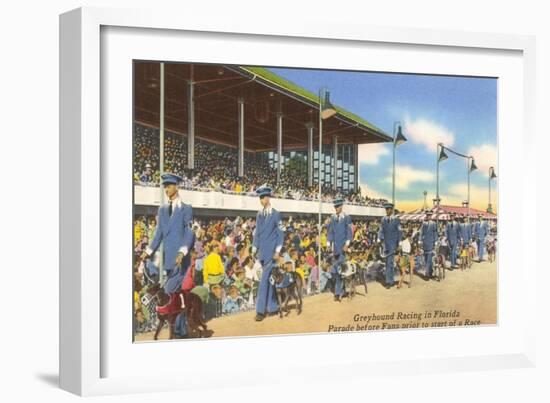 Greyhound Racing, Florida-null-Framed Premium Giclee Print