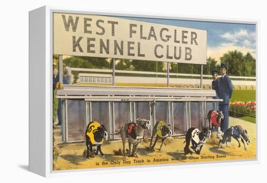 Greyhound Track, Flagler, Florida-null-Framed Stretched Canvas