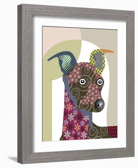 Greyhound-Lanre Adefioye-Framed Giclee Print