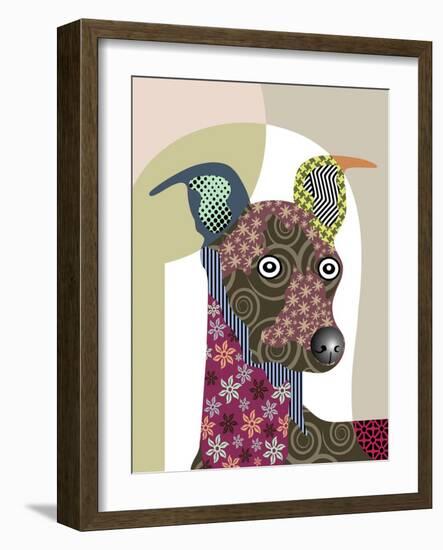 Greyhound-Lanre Adefioye-Framed Giclee Print