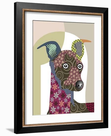 Greyhound-Lanre Adefioye-Framed Giclee Print