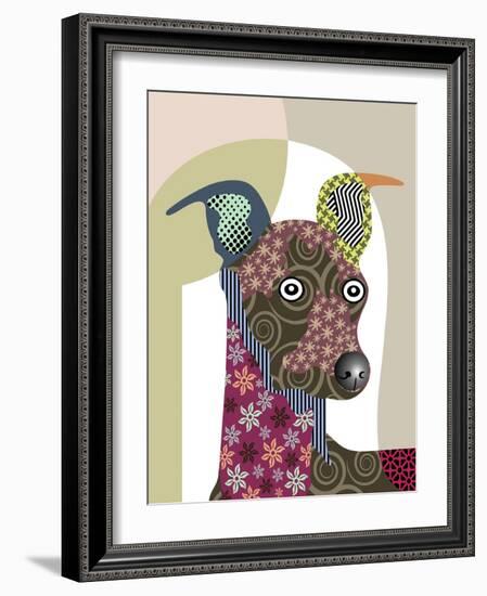 Greyhound-Lanre Adefioye-Framed Giclee Print