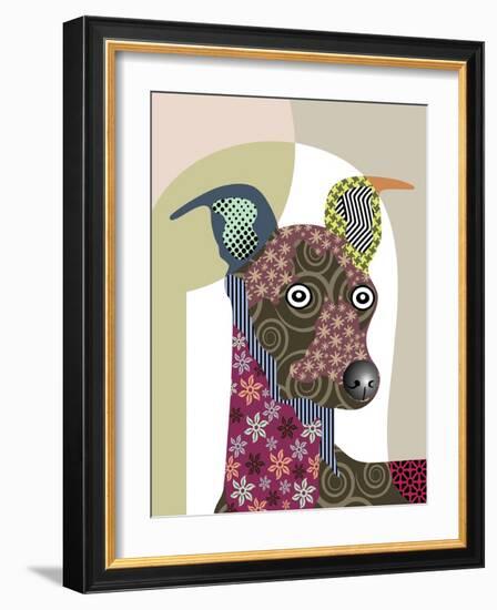 Greyhound-Lanre Adefioye-Framed Giclee Print