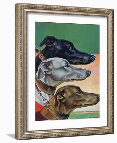 "Greyhounds," March 29, 1941-Paul Bransom-Framed Giclee Print