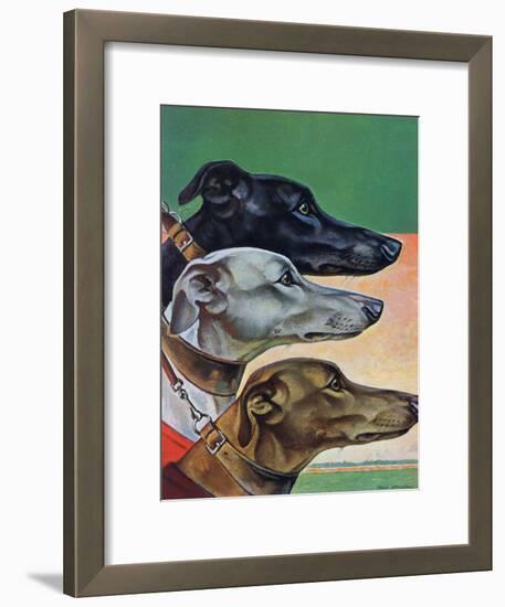"Greyhounds," March 29, 1941-Paul Bransom-Framed Giclee Print