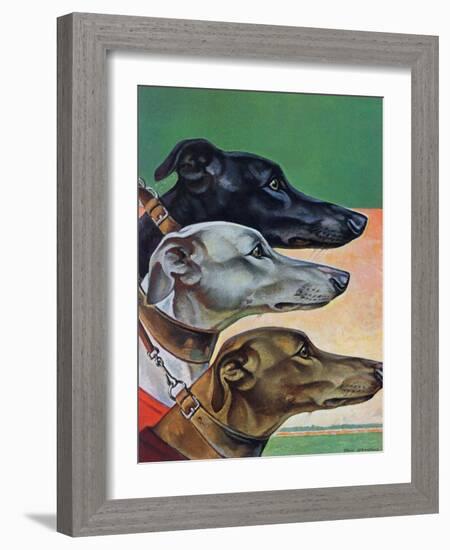 "Greyhounds," March 29, 1941-Paul Bransom-Framed Giclee Print