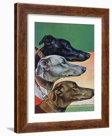 "Greyhounds," March 29, 1941-Paul Bransom-Framed Giclee Print