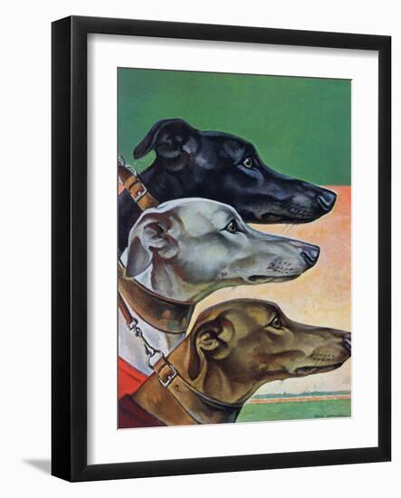 "Greyhounds," March 29, 1941-Paul Bransom-Framed Giclee Print