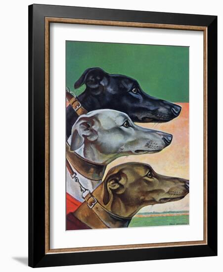 "Greyhounds," March 29, 1941-Paul Bransom-Framed Giclee Print