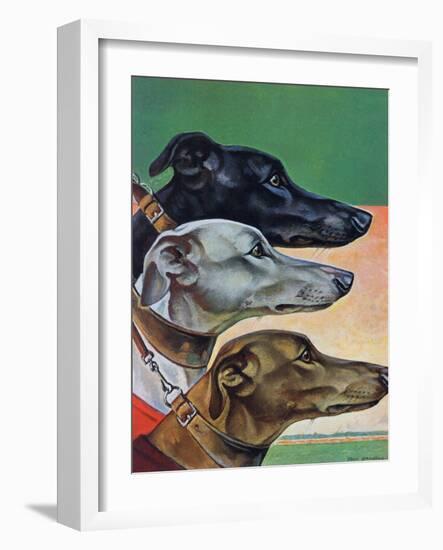 "Greyhounds," March 29, 1941-Paul Bransom-Framed Giclee Print