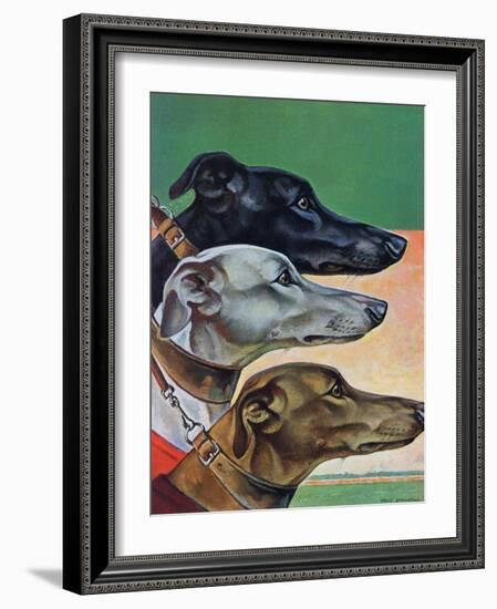 "Greyhounds," March 29, 1941-Paul Bransom-Framed Giclee Print