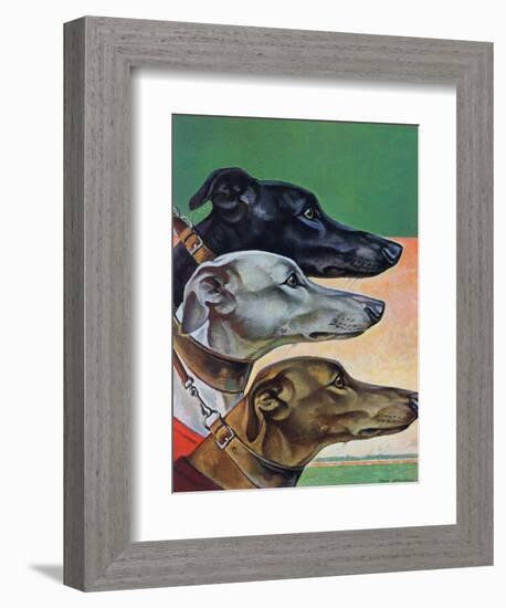 "Greyhounds," March 29, 1941-Paul Bransom-Framed Giclee Print