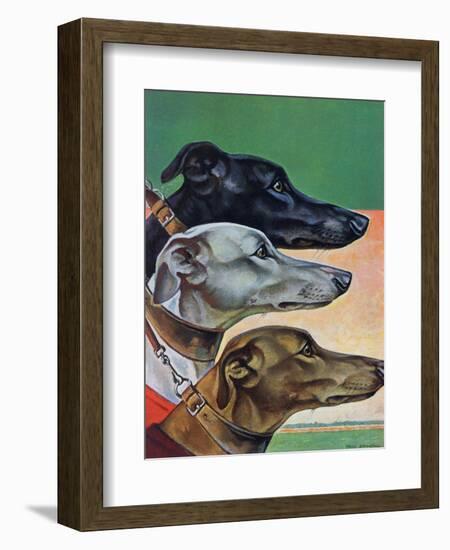 "Greyhounds," March 29, 1941-Paul Bransom-Framed Giclee Print