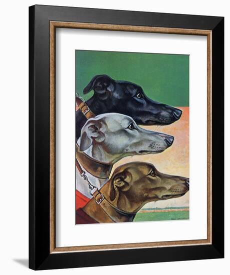 "Greyhounds," March 29, 1941-Paul Bransom-Framed Giclee Print