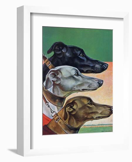 "Greyhounds," March 29, 1941-Paul Bransom-Framed Giclee Print