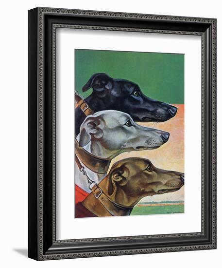 "Greyhounds," March 29, 1941-Paul Bransom-Framed Giclee Print