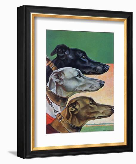 "Greyhounds," March 29, 1941-Paul Bransom-Framed Giclee Print