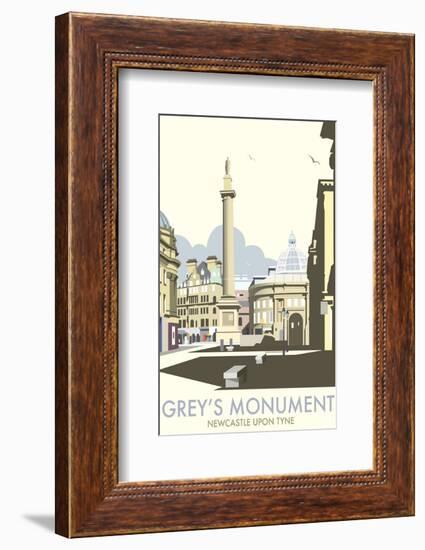 Greys Monument, Newcastle - Dave Thompson Contemporary Travel Print-Dave Thompson-Framed Giclee Print