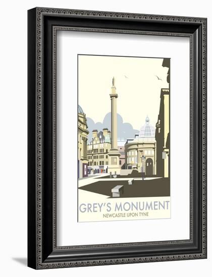 Greys Monument, Newcastle - Dave Thompson Contemporary Travel Print-Dave Thompson-Framed Giclee Print