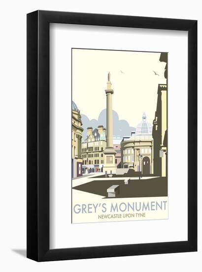 Greys Monument, Newcastle - Dave Thompson Contemporary Travel Print-Dave Thompson-Framed Giclee Print