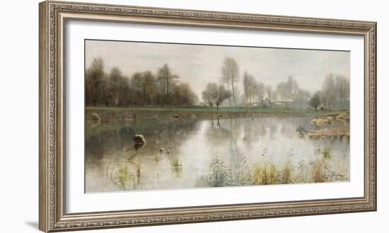 Grez par Nemours (Seine et Marne)-Julia Beck-Framed Giclee Print