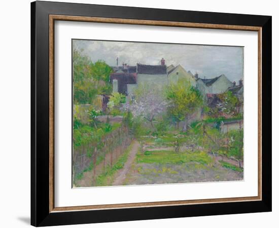 Grez-Sur-Loing (Oil on Canvas)-Robert William Vonnoh-Framed Giclee Print