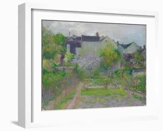 Grez-Sur-Loing (Oil on Canvas)-Robert William Vonnoh-Framed Giclee Print