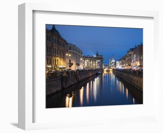 Griboedov Canal, St. Petersburg, Leningrad Oblast, Russia-Ben Pipe-Framed Photographic Print