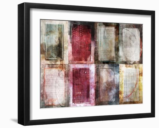 Grid Block-Ken Roko-Framed Art Print