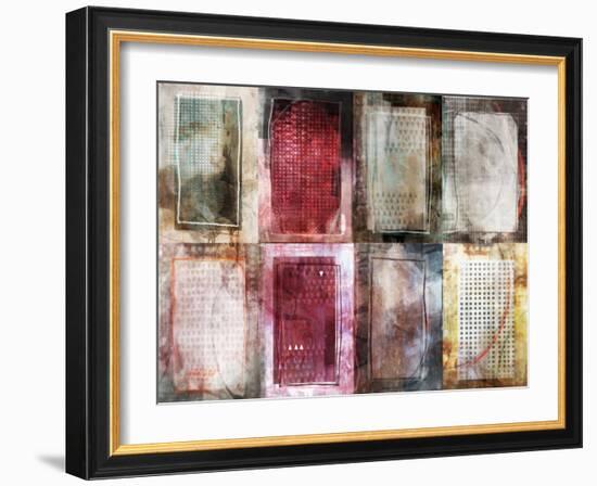 Grid Block-Ken Roko-Framed Art Print