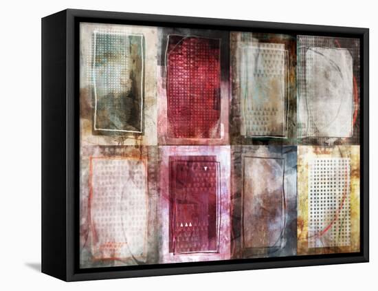 Grid Block-Ken Roko-Framed Stretched Canvas