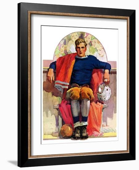 "Gridiron Great,"November 19, 1932-John E. Sheridan-Framed Giclee Print