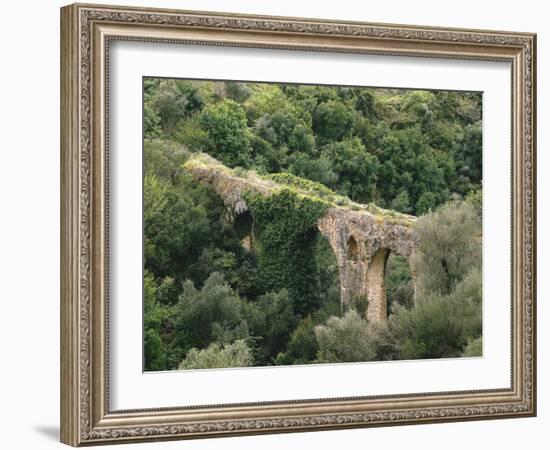 Griechenland, Peloponnes, Pylos, Landschaft, AquäDukt, Pilos, Wald-Thonig-Framed Photographic Print